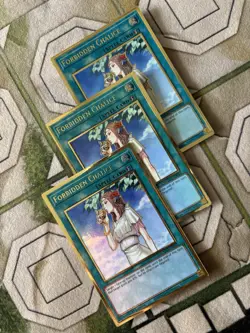 YuGiOh FORBIDDEN CHALICE Gold Rare Play Set MAGO-EN048 - Image 1