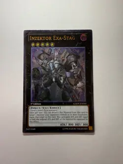 Yugioh - Inzektor Exa-Stag - Ultimate - 1st - GAOV-EN050 - MPHP - Image 1