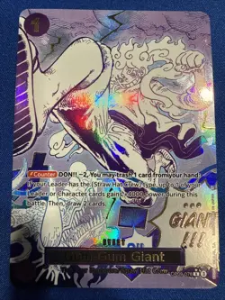 One Piece Gum-Gum Giant Alt Art R OP09-078 Manga English NM - Image 1