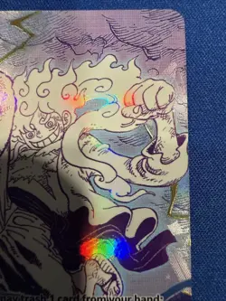 One Piece Gum-Gum Giant Alt Art R OP09-078 Manga English NM - Image 3