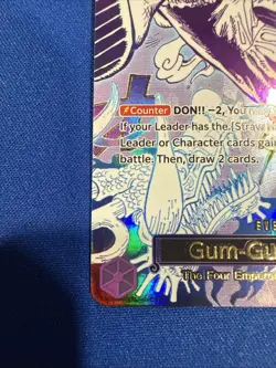 One Piece Gum-Gum Giant Alt Art R OP09-078 Manga English NM - Image 5