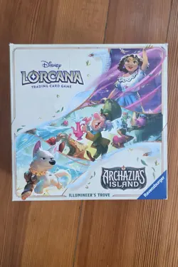 Disney Lorcana TCG Archazias Island Illuminers Trove Sealed Box English - Image 1