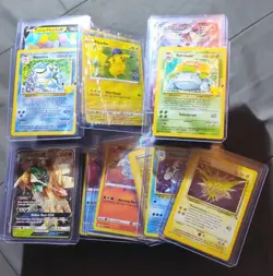 Pokemon TCG Card Lot. 50 Plus Cards Including V Vmax and Vintage Holos - Image 1