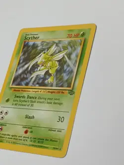 Pokemon TCG Scyther Rare Card Jungle Set 26/64 WOTC Vintage 1999 NM - Image 4