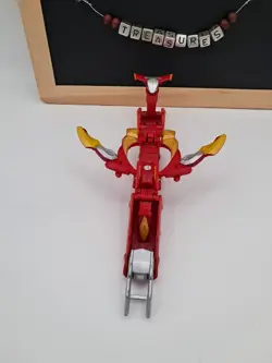 Bakugan Pyrus Raytheus 270G Mobile Assault Gundalian Invaders Super Rare w/Card - Image 3