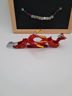 Bakugan Pyrus Raytheus 270G Mobile Assault Gundalian Invaders Super Rare w/Card - Image 4