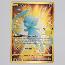 Pokemon Celebrations Mew 25th Gold Card Ultra Rare - Image 1