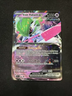 Iron Valiant ex 068 - Scarlet & Violet Black Star Promo Pokemon Card - NM - Image 1