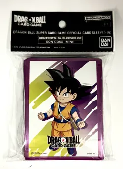 Dragon Ball Super Fusion World Card Game Official Sleeves - Son Goku (Mini) 64ct - Image 1