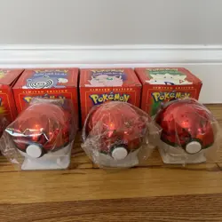 Pokemon 23k Burger King Gold Plated Trading Card Set Red Box Lot Of 6 - Sealed - Image 3