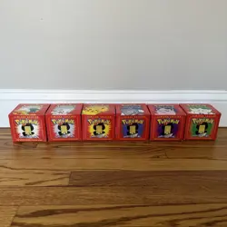 Pokemon 23k Burger King Gold Plated Trading Card Set Red Box Lot Of 6 - Sealed - Image 4