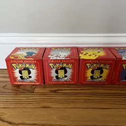 Pokemon 23k Burger King Gold Plated Trading Card Set Red Box Lot Of 6 - Sealed - Image 5