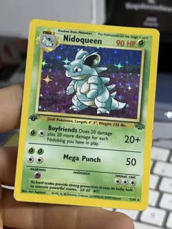 1st Edition Nidoqueen 7/64 Jungle 1999 Holo Rare WOTC Pokemon Card TCG - Image 4
