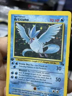 #4 1st Edition Articuno 2/62 Fossil 1999 Holo Rare WOTC Pokemon Card TCG - Image 4