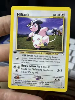 1st Edition Miltank 41/111 Neo Genesis 2000 WOTC Pokemon Card TCG - Image 3