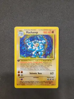 HP Machamp Deck Exclusives Holo Rare Card #008/102 1st Edition - Image 2