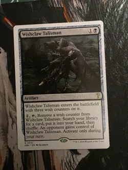 Wishclaw Talisman (White Border) MB2 Regular Rare #51 NM MTG - Image 1