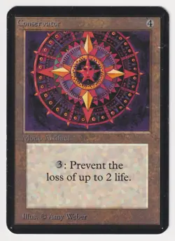 Conservator LP Alpha (Limited Edition) 1993 MTG Magic Vintage Artist Amy Weber! - Image 1