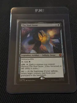 Magic the Gathering the Soul Stone, Marvel's Spider-Man, Regular Mythic NM FOIL - Image 1