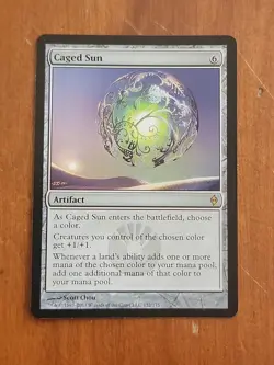 MTG Caged Sun New Phyrexia 132/175 Regular Rare - Image 1
