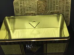YuGiOh! 2022 Tin of the Pharaoh's Gods 1st Edition Gold Empty Egyptian Eye Horus - Image 4
