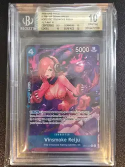 BGS 10 One Piece OP11-047 R* Vinsmoke Reiju Alt Art - English - Foil - Graded - Image 1