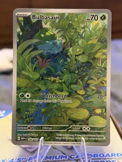 Pokemon TCG Bulbasaur Full Alternative Art #166 Scarlet and Violet 151 Card NM - Image 1