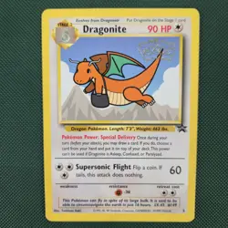 MP Dragonite 5 Movie Black Star Promo Nintendo Pokemon Card 1999 Stamped - Image 1