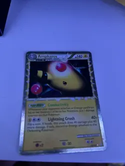 Pokemon TCG Ampharos Holo Ultra Rare Soul Silver 2010 Card No. 181 NM - Image 1