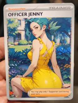 Officer Jenny - Anime - Waifu - Goddess - Full Art - Glossy - Trainer Card - Image 1