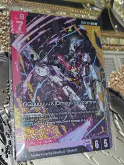 Gundam Card Game GQuuuuuuX (Omega Psycommu) Legend Rare Steel Requiem GD03-034 - Image 1