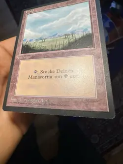 German FBB • Misprint Wald "Forest Plains" • Pack Fresh • Mtg (621) - Image 2