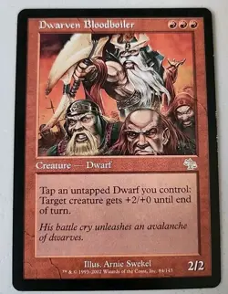 Dwarven Bloodboiler Judgment Regular NM Near Mint MTG - Image 1