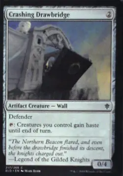 Crashing Drawbridge - Throne of Eldraine: #217, Magic: The Gathering Nm C262 - Image 1