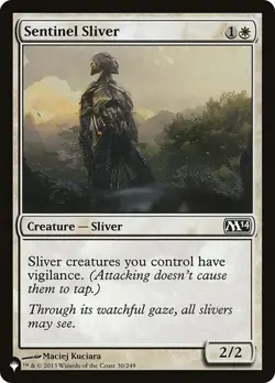 MTG - Sentinel Sliver - The List - Magic the Gathering - Image 1