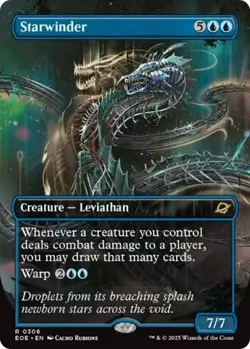 Starwinder (0306) - Borderless Edge of Eternities Regular NM MTG - Image 1