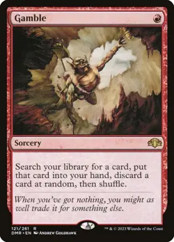 MTG Magic 1 x Gamble #121 x 1 - DMR - Image 1