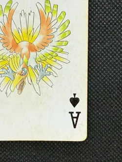 Pokemon Ho-Oh Ace of Spades Gold Deck Ho-oh Playing Card Poker Nintendo - Image 4