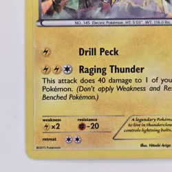 Zapdos 23/108 Holo Rare XY Roaring Skies LP Pokemon - Image 4