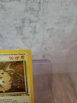 Pokemon TCG Raichu Fossil 14/62 1st Edition Holo WOTC LP - NM - Image 4