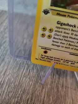 Pokemon TCG Raichu Fossil 14/62 1st Edition Holo WOTC LP - NM - Image 5