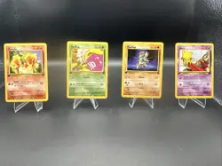 Pokemon TCG First Edition Lot Ponyta, Koffing, Machop, Abra. - Image 1