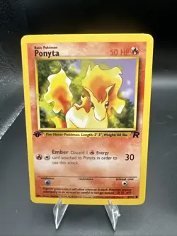 Pokemon TCG First Edition Lot Ponyta, Koffing, Machop, Abra. - Image 2