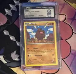 Pokemon Diglett XY 58/146 German 2014 CGC World Record Break TCG - Image 1