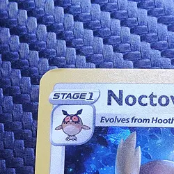 Noctowl SWSH027 CosmosHolo - Black Star Promos Pokemon LP Slight crease top left - Image 2