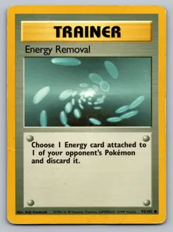 Pokemon TCG Base Set Energy Removal 092/102 - Image 1