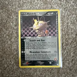 Pokemon TCG Meowth 46/109 Team Rocket Returns NM - Image 1