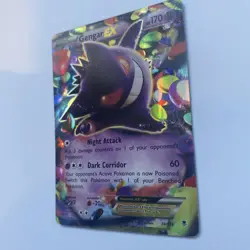 Pokemon TCG Gengar EX 34/119 Phantom Forces Ultra Rare LP ***Has Small Crease*** - Image 3