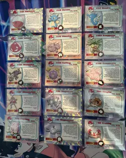Pokemon Topps Blue Logo Lot of 30 Non-Holos!! - Image 2