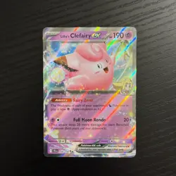 Lillie's Clefairy ex Double Rare 056/159 Journey Together POKEMON NEAR MINT - Image 1